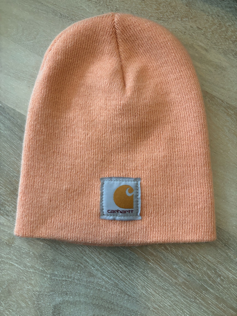 Carhartt Peach Orange Knit Beanie